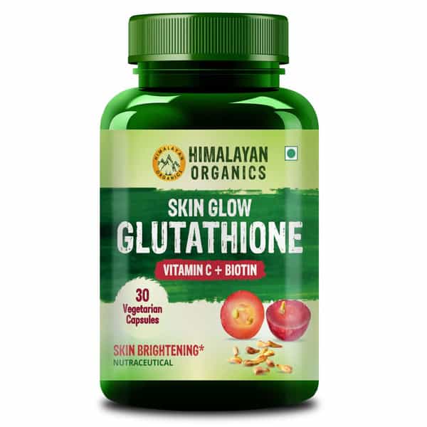 Buy HIMALAYAN ORGANICS SKIN GLOW GLUTATHIONE | VITAMIN C + BIOTIN | BOTTLE
