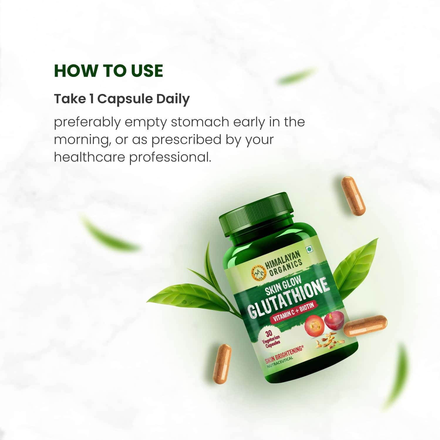 glutathione and vitamin c empty stomach Buy HIMALAYAN ORGANICS SKIN GLOW | + BIOTIN | BOTTLE Size:60 Softgels bpc 157 how often Protein and Fiber Boost Weight Loss