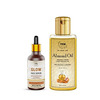 Tnw-The Natural Wash Skincare Combo With Glow Face Serum & Almond Oil