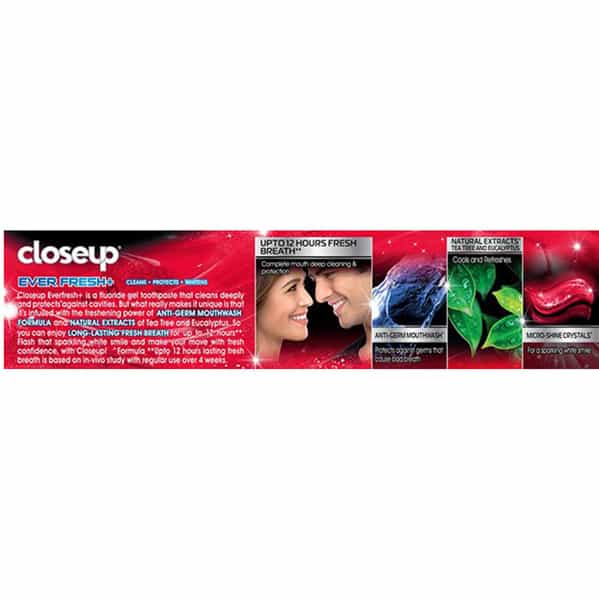 Close Up Ever Fresh Red Hot Gel Toothpaste 2 X 150 Gm | Save Rs. 20