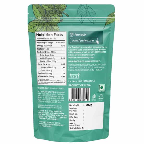 Farmley Basil Seeds 300G