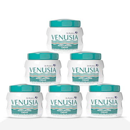 Venusia Moisturizing Cream With Aloe Vera Vitamin E And 100gm X Pack Of 6