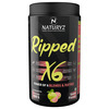 Naturyz Ripped X6 Pre Workout Supplement With 24 Nutrients For Extreme Pump | Endurance (400 Grams)