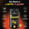 Naturyz Ripped X6 Pre Workout Supplement With 24 Nutrients For Extreme Pump | Endurance (400 Grams)