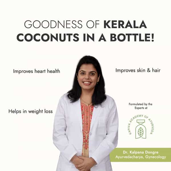 Kapiva Virgin Cold-Pressed Coconut Oil|100% Pure | Organic & Edible (500Ml) - Super Saver Pack Of 2