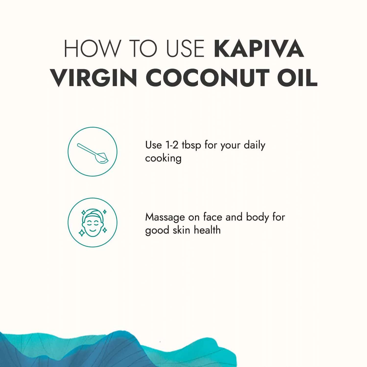 Buy KAPIVA VIRGIN COLDPRESSED COCONUT OIL100 PURE, ORGANIC & EDIBLE