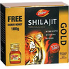 Dabur Shilajit Gold Vitality Capsules Bottle Of 20 With Free Dabur Honey 100G