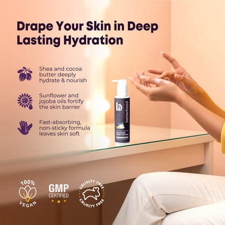 Betterhood 10% Magnesium Body Lotion For Muscle Recovery & Sleep Support (225 Ml | Pack Of 1)