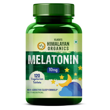 Vlado'S Himalayan Organics Melatonin 10mg (Healthy Sleep Cycle) - 120 Tablets