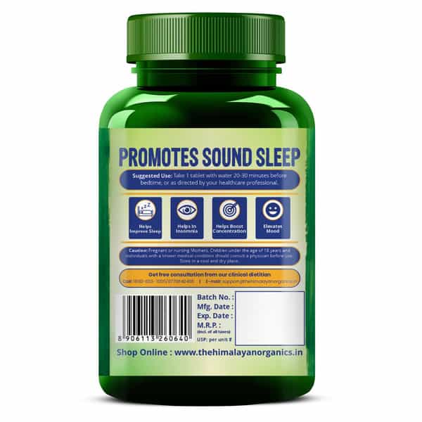 Vlado's Himalayan Organics Melatonin 10Mg (Healthy Sleep Cycle) - 120 Tablets