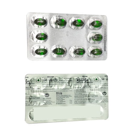 Rusan Ruvega Perilla Oil | Omega 3 & 6 | Strip | 10 Softgel Capsules