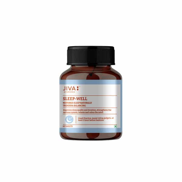 Jiva Sleep Well Tablet Restores Natural Sleep|Strengthens Nervous System - 60 Tablets (Pack Of 3)