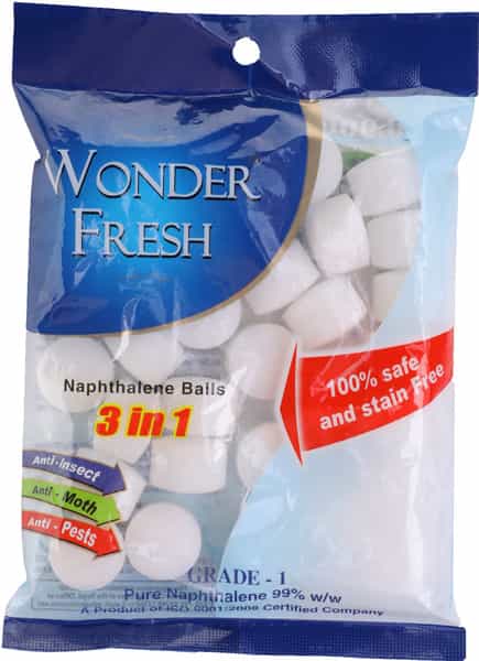Wonder Fresh Naphthalene Balls 200 Gm