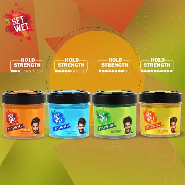 Set Wet Hair Gel For Men Wet Look Light Hold No Alcohol No Sulphate 250Ml