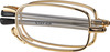Klar Eye Folding Power Pocket Reading Glasses Men And Women Powers +0.75 To +3.50+2.25 Power Gold