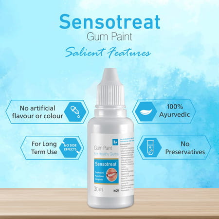Sensotreat Gum Paint For Relief From Gum Pain Sensitivity & Irritation 30 Ml (Pack Of 4)