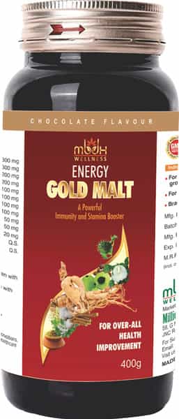 Mbdhwellness Eye Care+Energy Gold Malt-Herbal Immunity & Vision Health For All Ages.