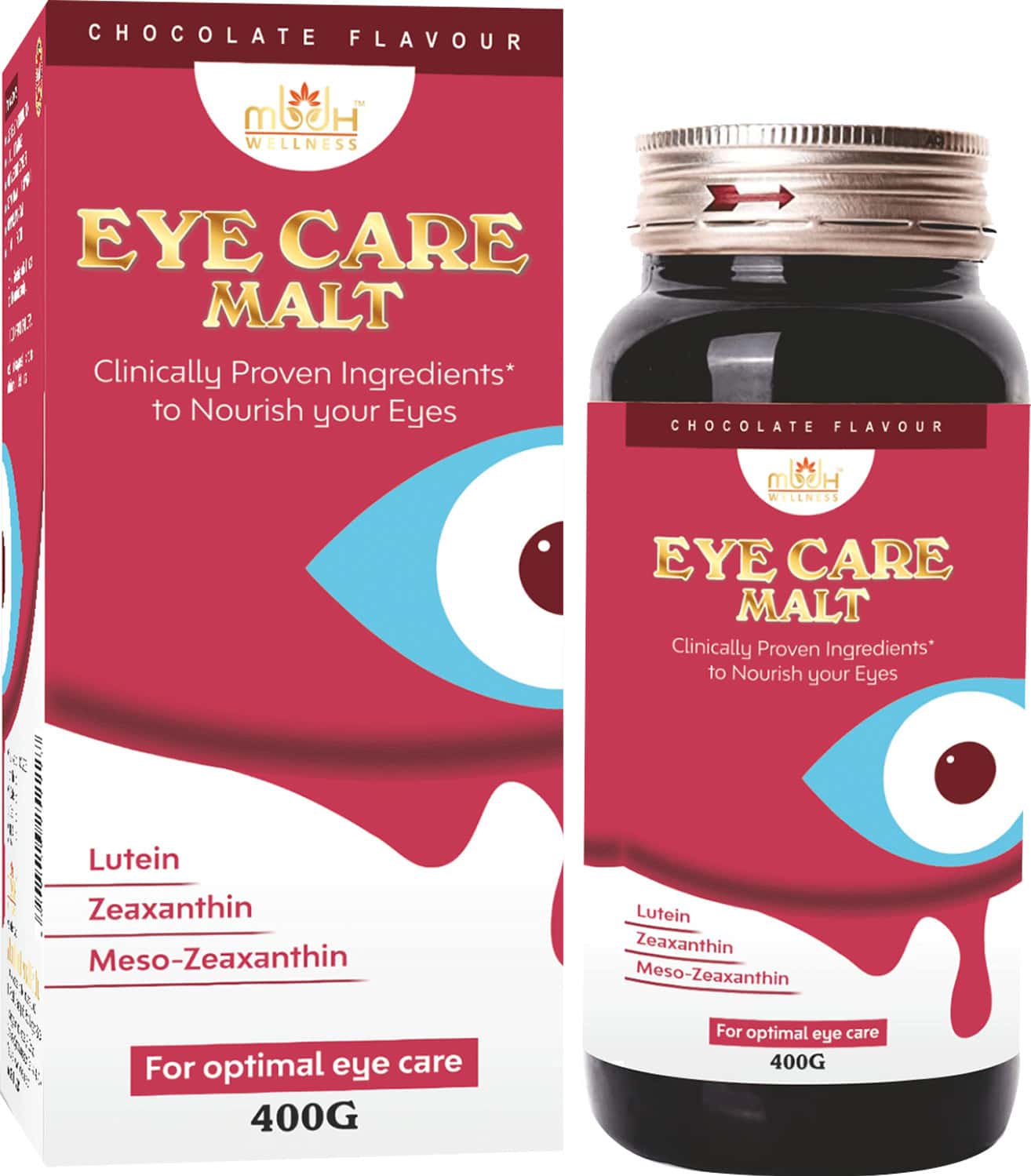 Buy MBDHWELLNESS EYE CARE+ENERGY GOLD MALTHERBAL IMMUNITY & VISION