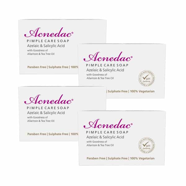 Acnedac Pimple Care Soap 100 Gm (Pack Of 4)