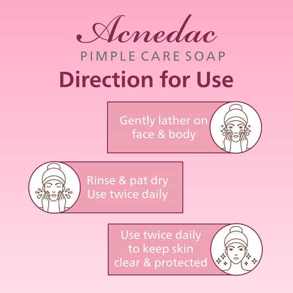 Acnedac Pimple Care Soap 100 Gm (Pack Of 4)