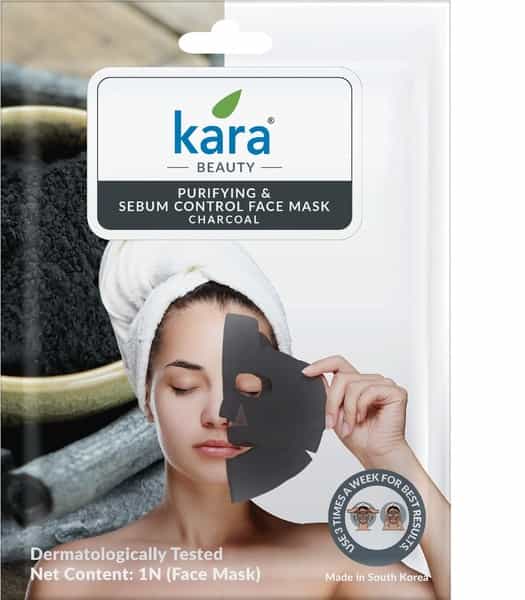 Kara Purifying & Sebum Control Charcoal Face Mask