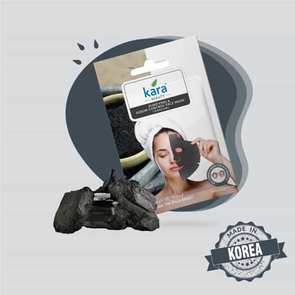 Kara Purifying & Sebum Control Charcoal Face Mask