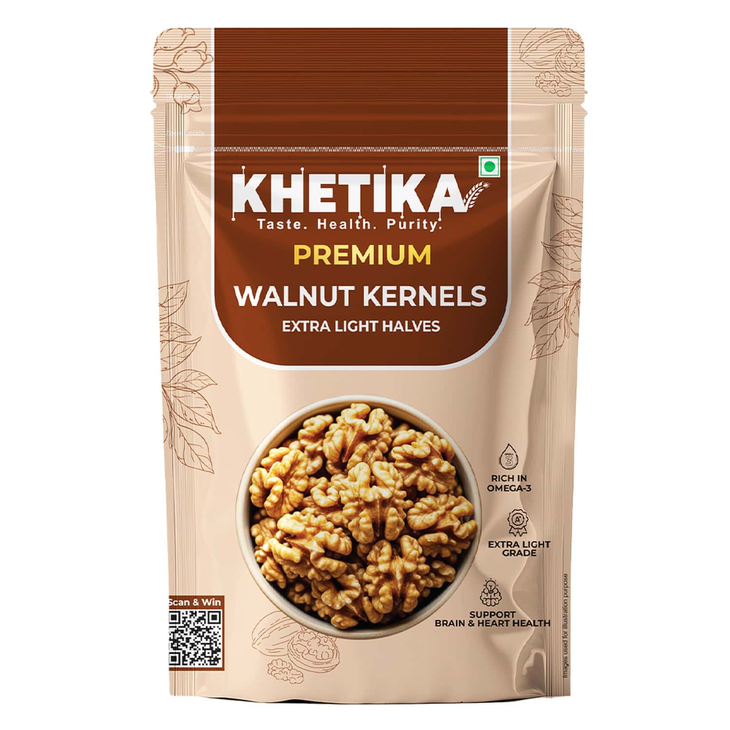 Khetika Premium Walnut Elh 200g