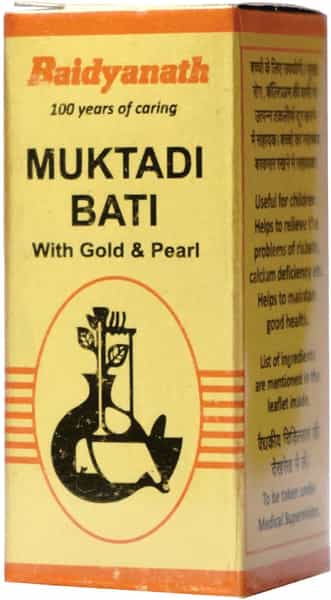 Baidyanath Asli Ayurved Muktadi Bati With Gold & Pearl - 10 Tablets