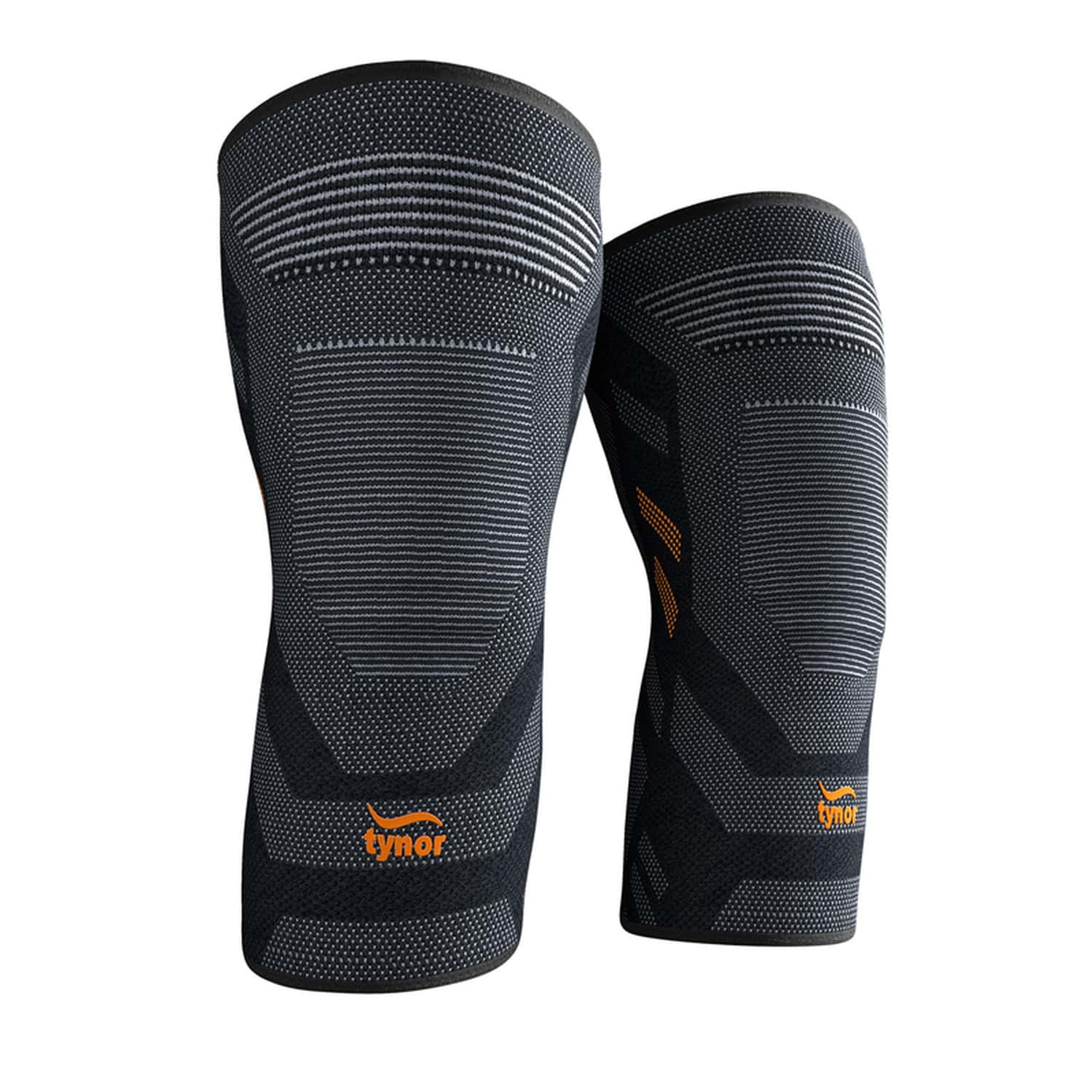 Tynor Knee Cap Air Pro Black & Orange Large Pack Of 2