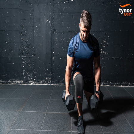 Tynor Knee Cap Air Pro Black & Orange Large Pack Of 2