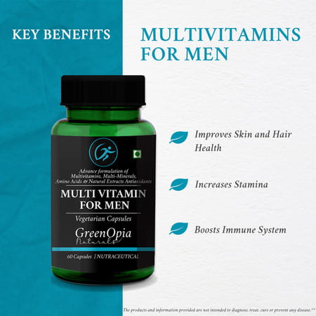 Greenopia Multivitamin For Men 60 Vegetarian Capsules