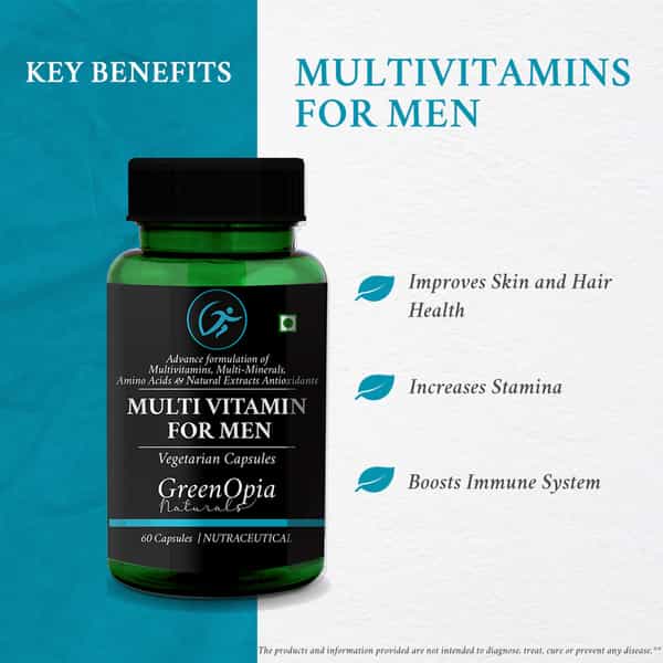 Greenopia Multivitamin For Men 60 Vegetarian Capsules