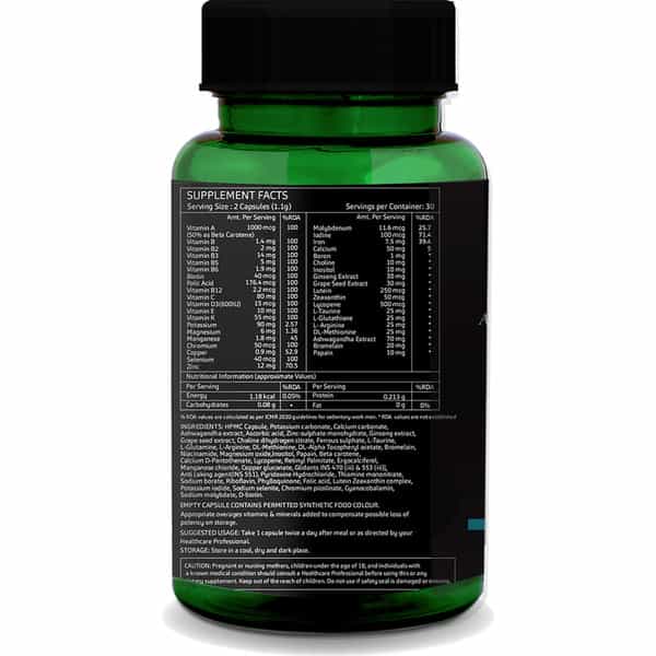 Greenopia Multivitamin For Men 60 Vegetarian Capsules