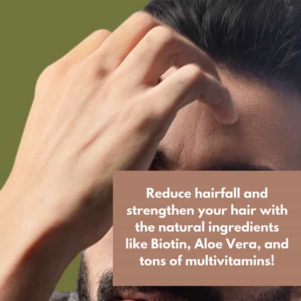 Bold Care Organic Biotin Tablets For Hair Growth - 60 Tablets