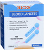 Hicks Round Blood Sterile Lancets