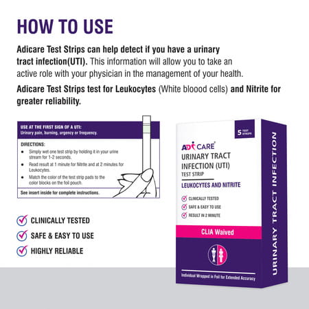 Adicare One Step Pregnancy Test Kit | Hcg Home Pregnancy Test - Pack Of-3