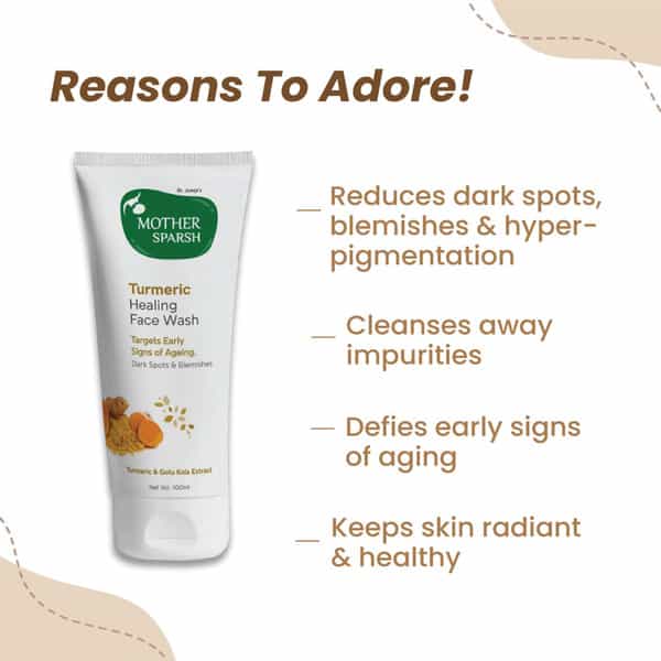 Mother Sparsh Turmeric Healing Face Wash 100 Ml