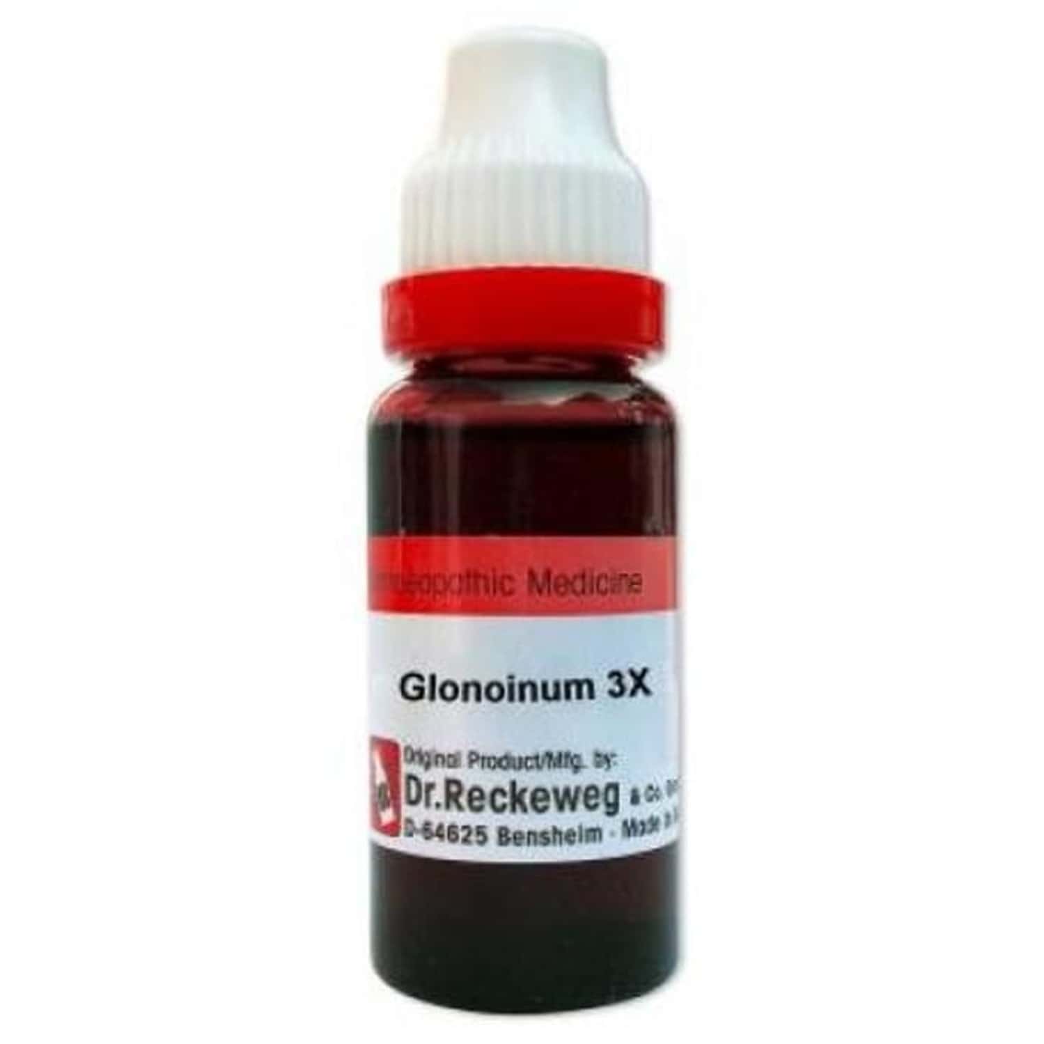 Dr. Reckeweg Glonoinum 3x Mother Tincture Q 20 Ml