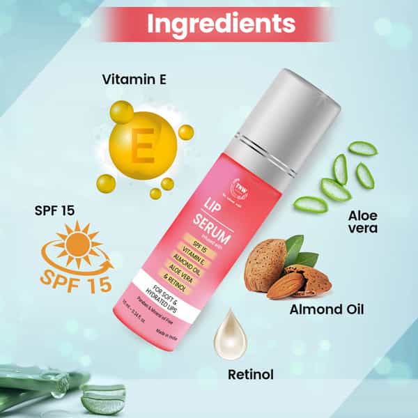 Tnw The Natural Wash Lip Serum For Soft & Supple Lips - 10 Ml