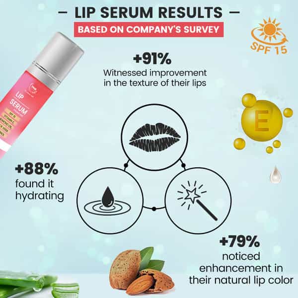 Tnw The Natural Wash Lip Serum For Soft & Supple Lips - 10 Ml