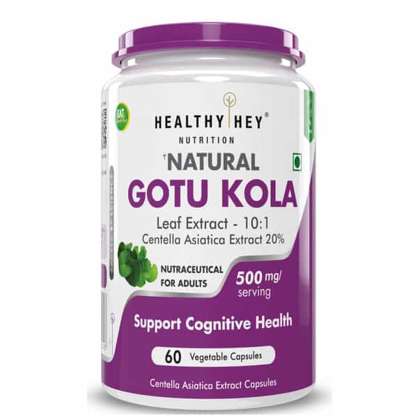 Healthyhey Nutrition Gotukola Leaf Extract 60 Capsules