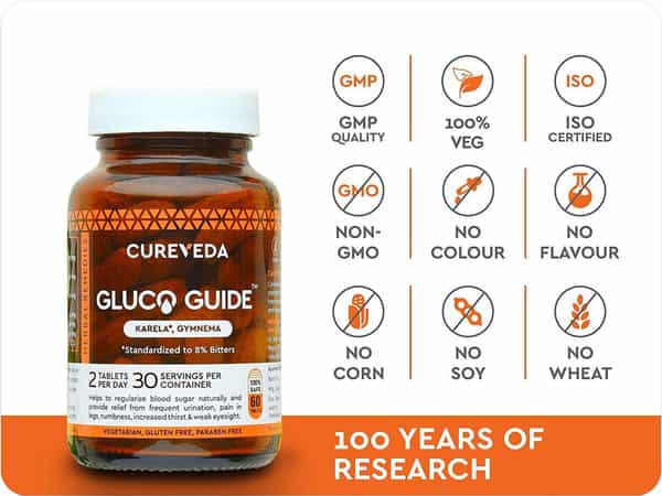 Cureveda Gluco Guide Endocrine Health Tablet 60