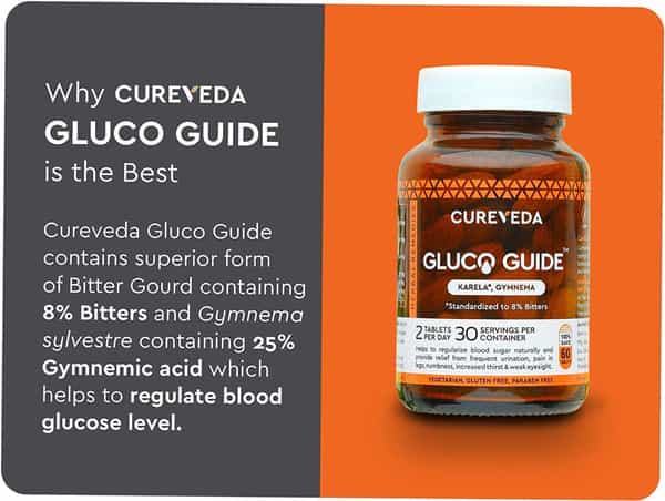 Cureveda Gluco Guide Endocrine Health Tablet 60