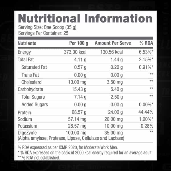 Gnc Pro Performance 100% Whey Protein Powder | 907 G | 24G Protein | 5.5B Bcaa | Cafe Mocha