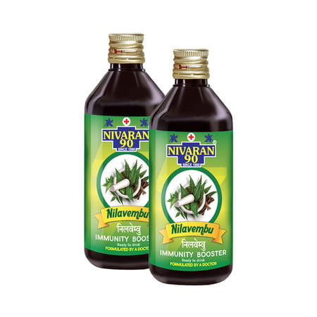 Nivaran 90 Nilavembu Syrup(Pack Of 2 - 200 Ml)
