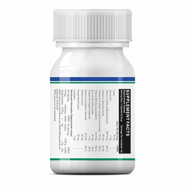 Inlife Eye Care Supplement Kids Adults Lutein Zeaxanthin Gummies For Eye Health -2 Pack (2 X 30 No)