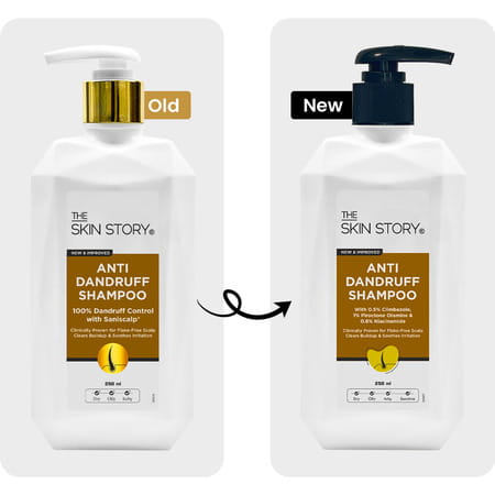 The Skin Story Anti Dandruff Shampoo For Scalp Cleansing Dandruff Control Soothes 250 Ml