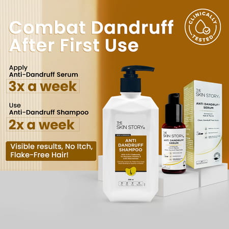 The Skin Story Anti Dandruff Shampoo For Scalp Cleansing Dandruff Control Soothes 250 Ml