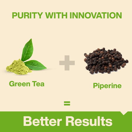 Myfitfuel Green Tea Extract (90% Polyphenols | 42.5% Egcg) With Piperine 95% | (600Mg) | 90 Capsules