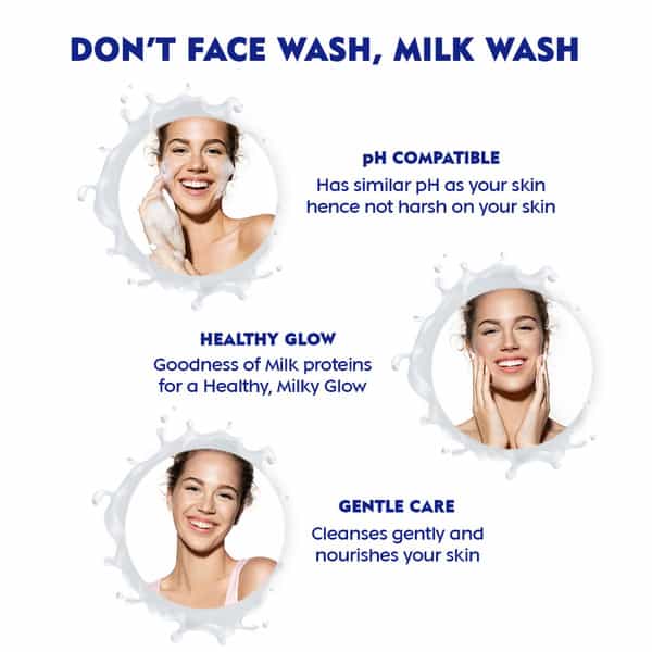 Nivea Milk Delights Gramflour Facewash - 100 Ml